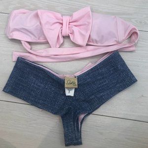 Lolli Denim Bikini Set